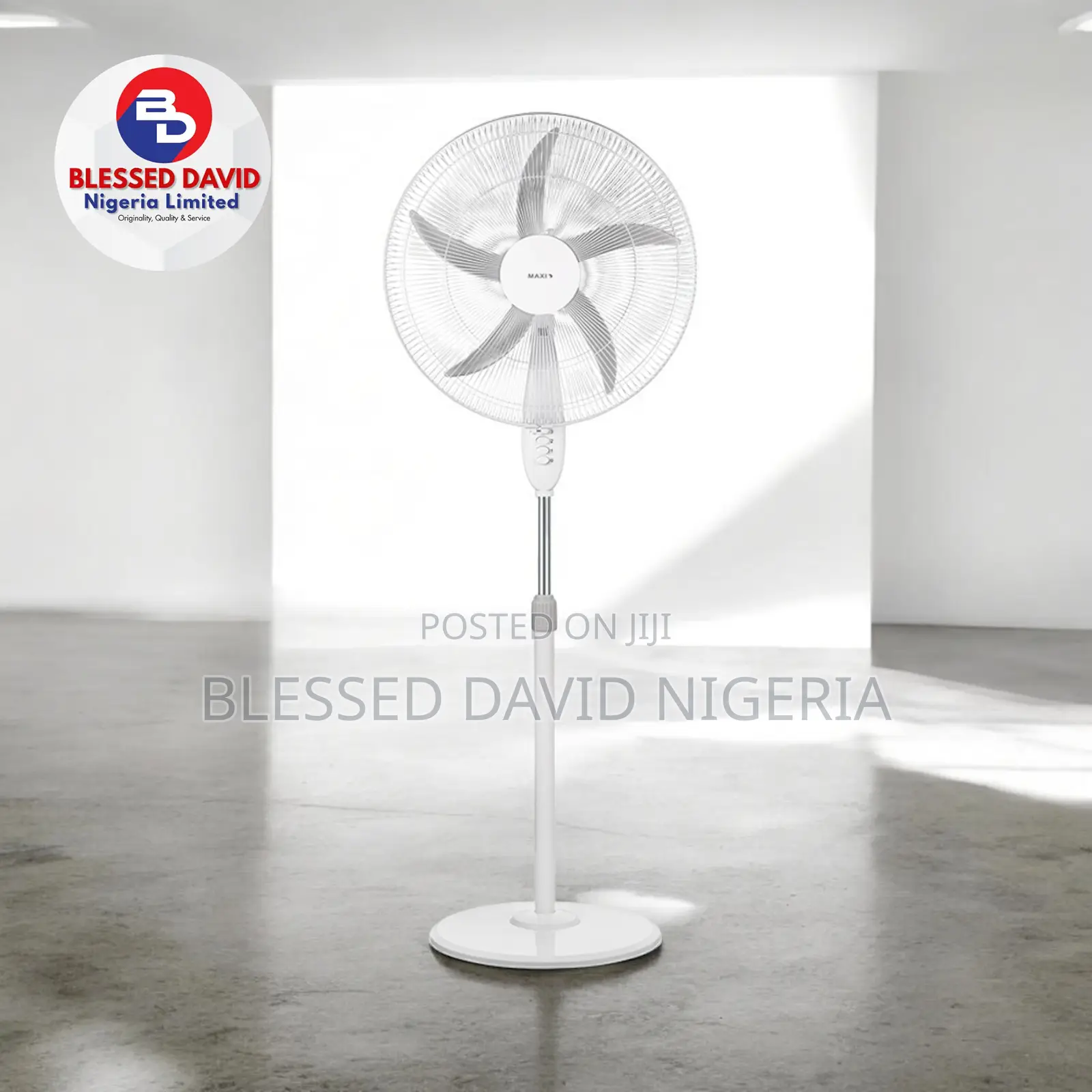 Maxi Standing Fan 20 Inch White (50-12p)
