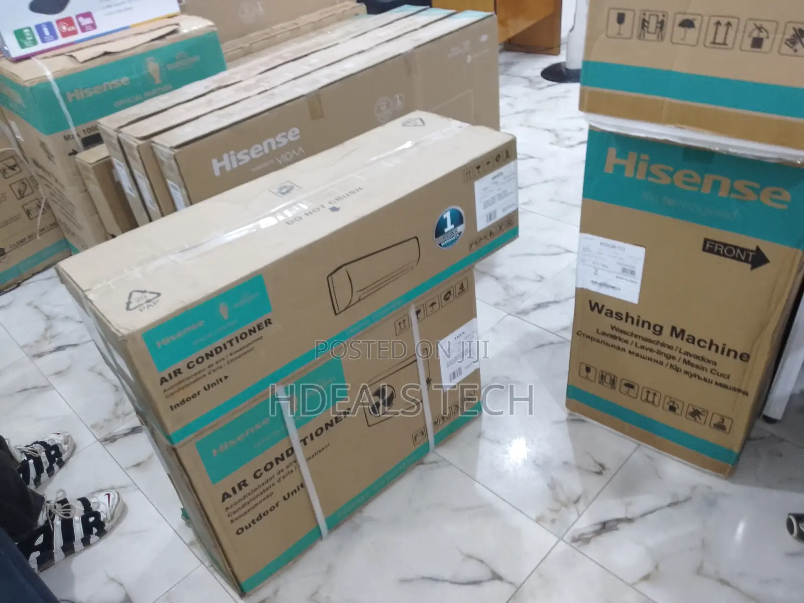 1hp Hisense AC Non Inverter Split Unit - 100% Copper