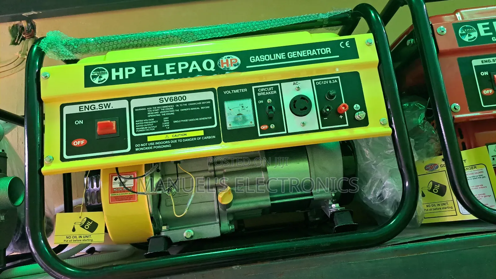 Hp Elepaq Petrol Generator 3.0kva.