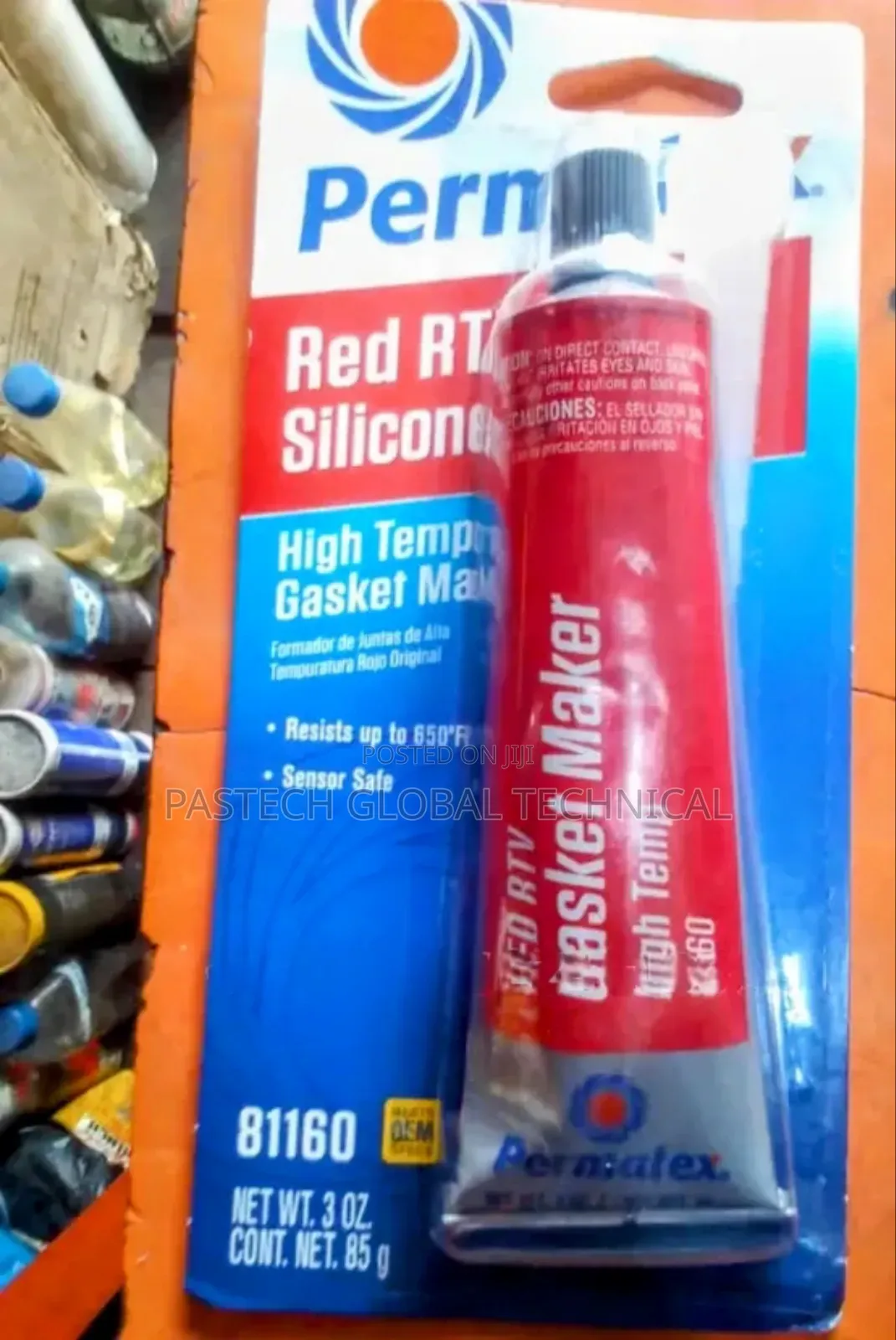 Permatex 81160 High Temperature Red RTV Silicone L