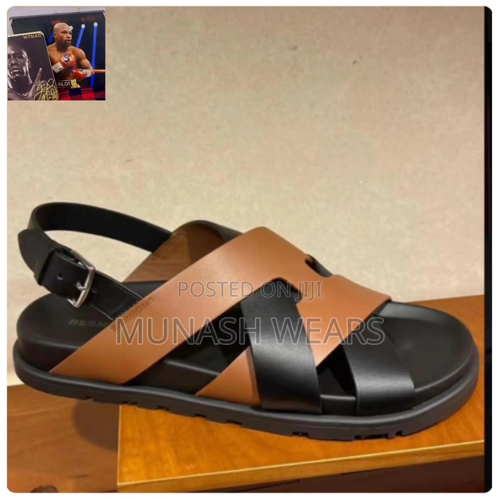 Original Hermes Leather Sandal
