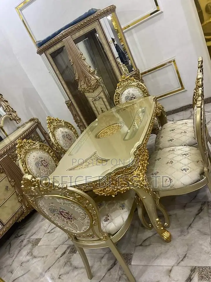 Royal Dinning Table by 6 Chairs