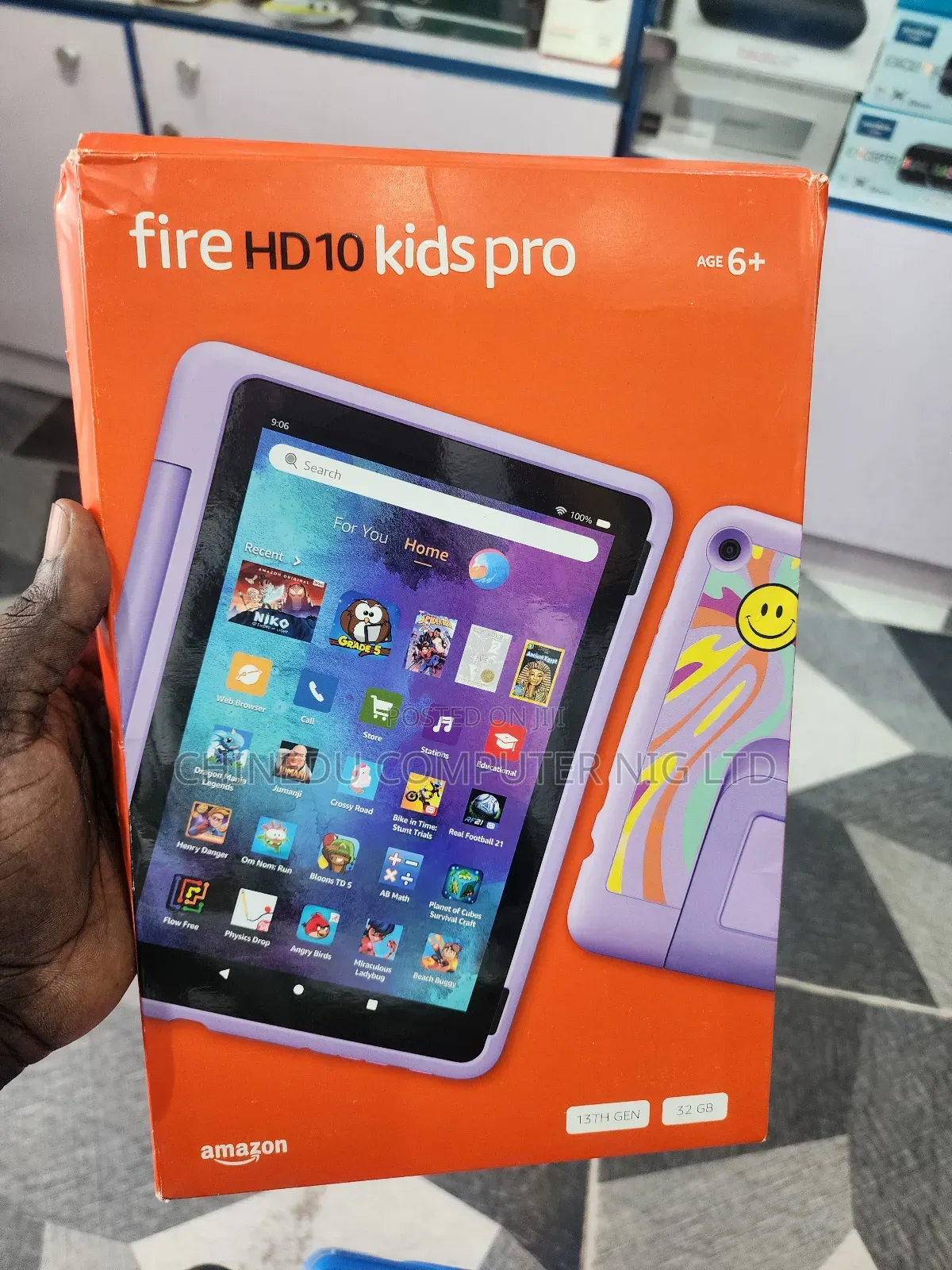 New Amazon Fire HD 10 Kids Pro 32 GB Black
