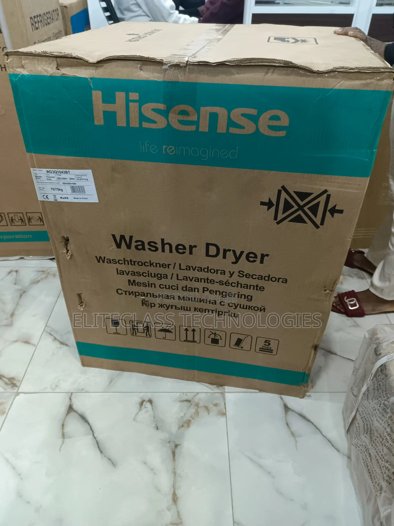 Super Power Hisense Washing Machine 10kg