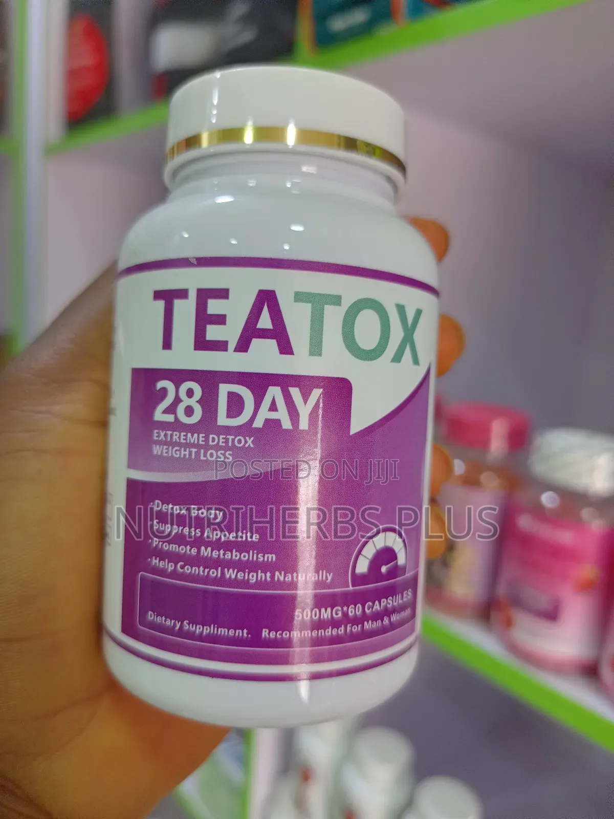 Teatox 28 Day Flat Tummy Caps Appetite Control, Metabolism