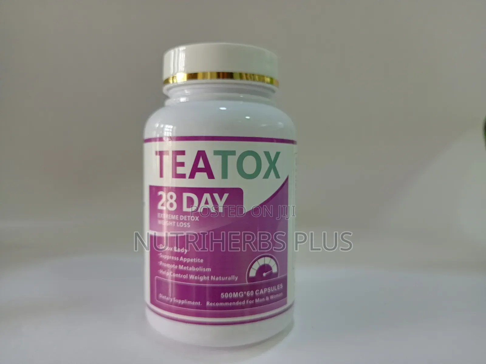 Teatox Flat Tummy Caps for Extreme Weight Loss, Body Detox