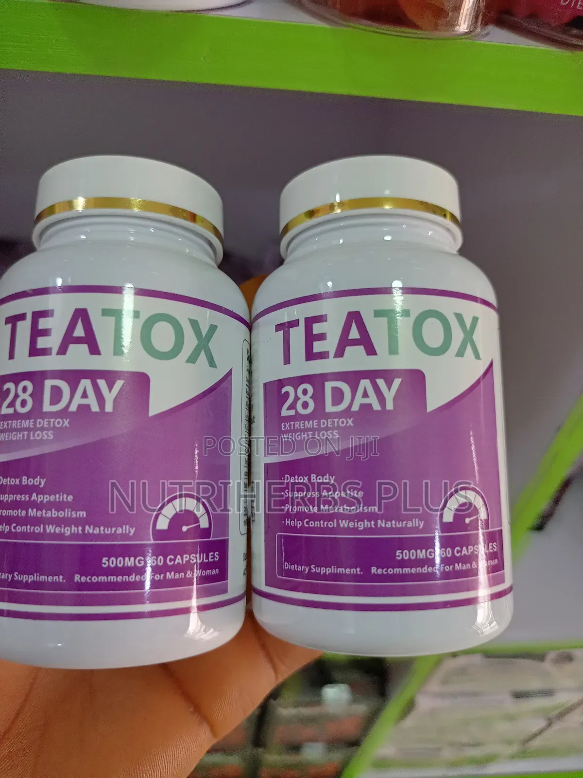 Teatox Flat Tummy Caps for Extreme Weight Loss, Body Detox