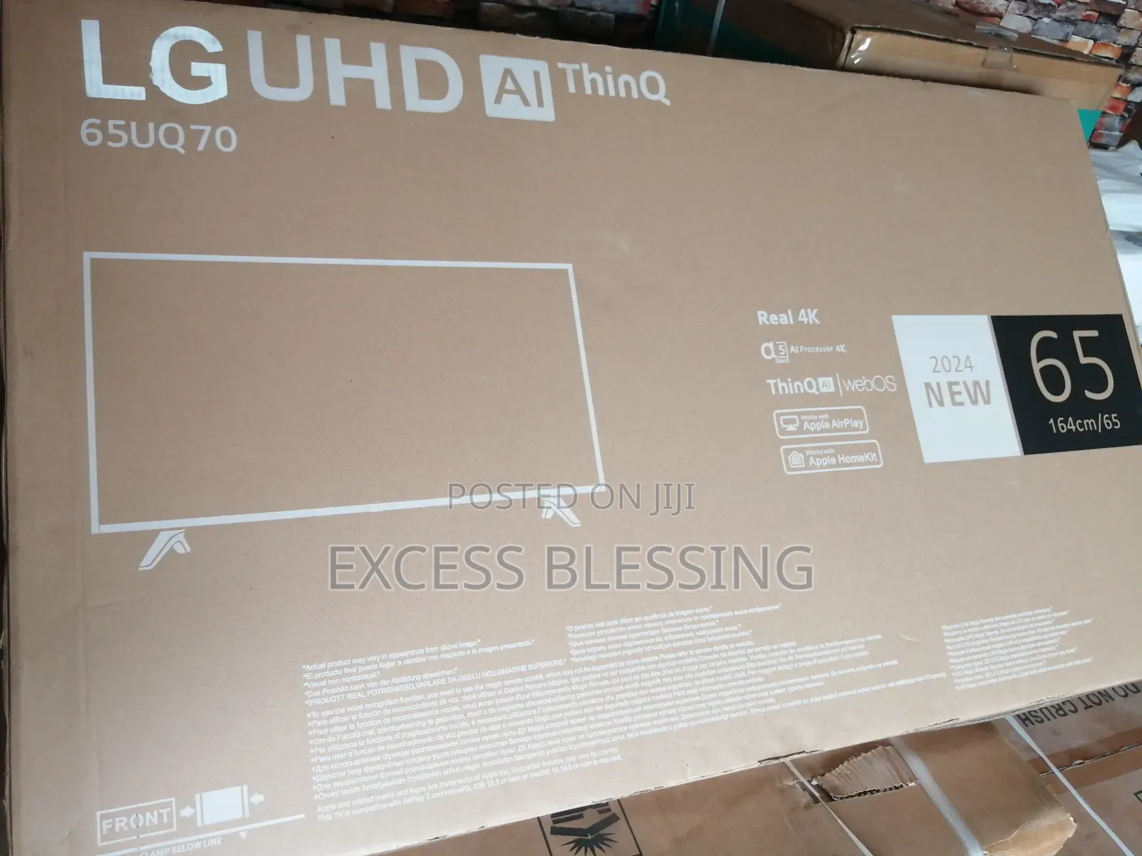 Brand New 65" Smart Television+ Netflix and Youtube_65uq70