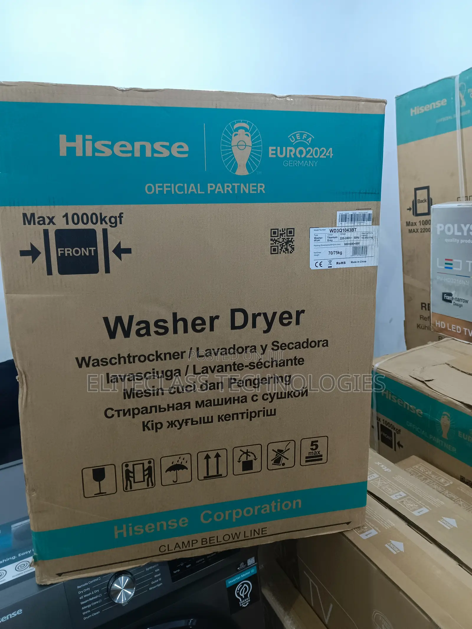 User-Friendly Hisense Washing Machine 10kg