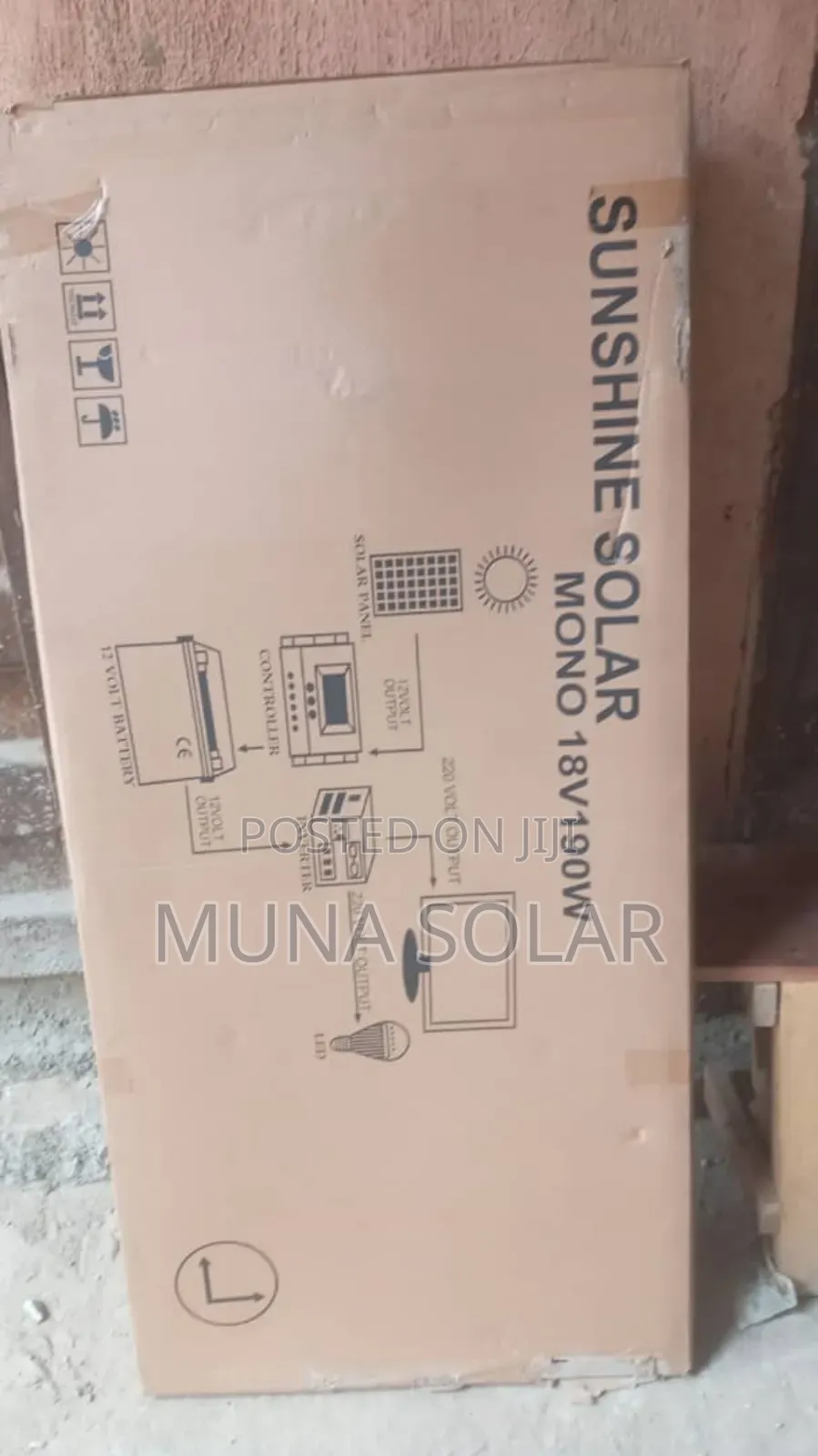 190watts Sunshine Solar Panel
