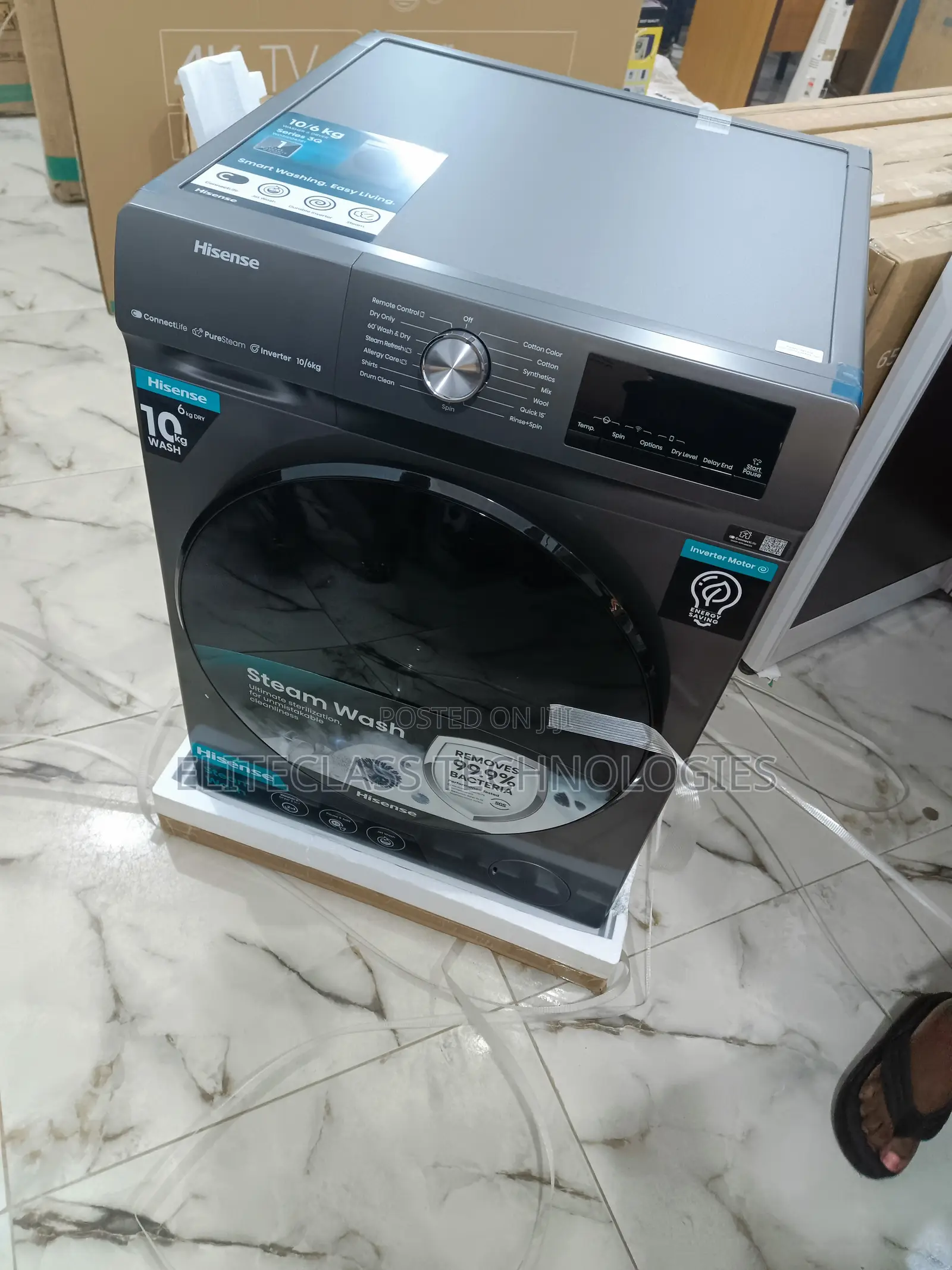 Smart Choice Hisense Washing Machine 10kg