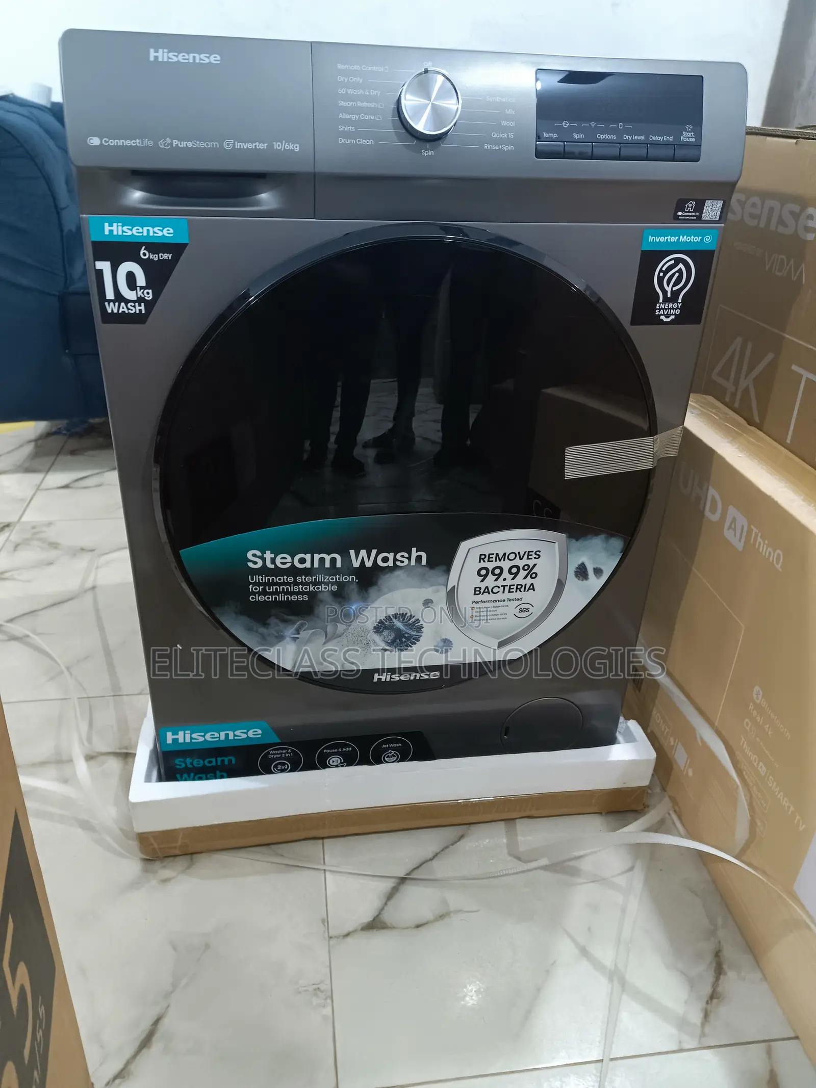 Powerful Hisense Washing Machine 10kg