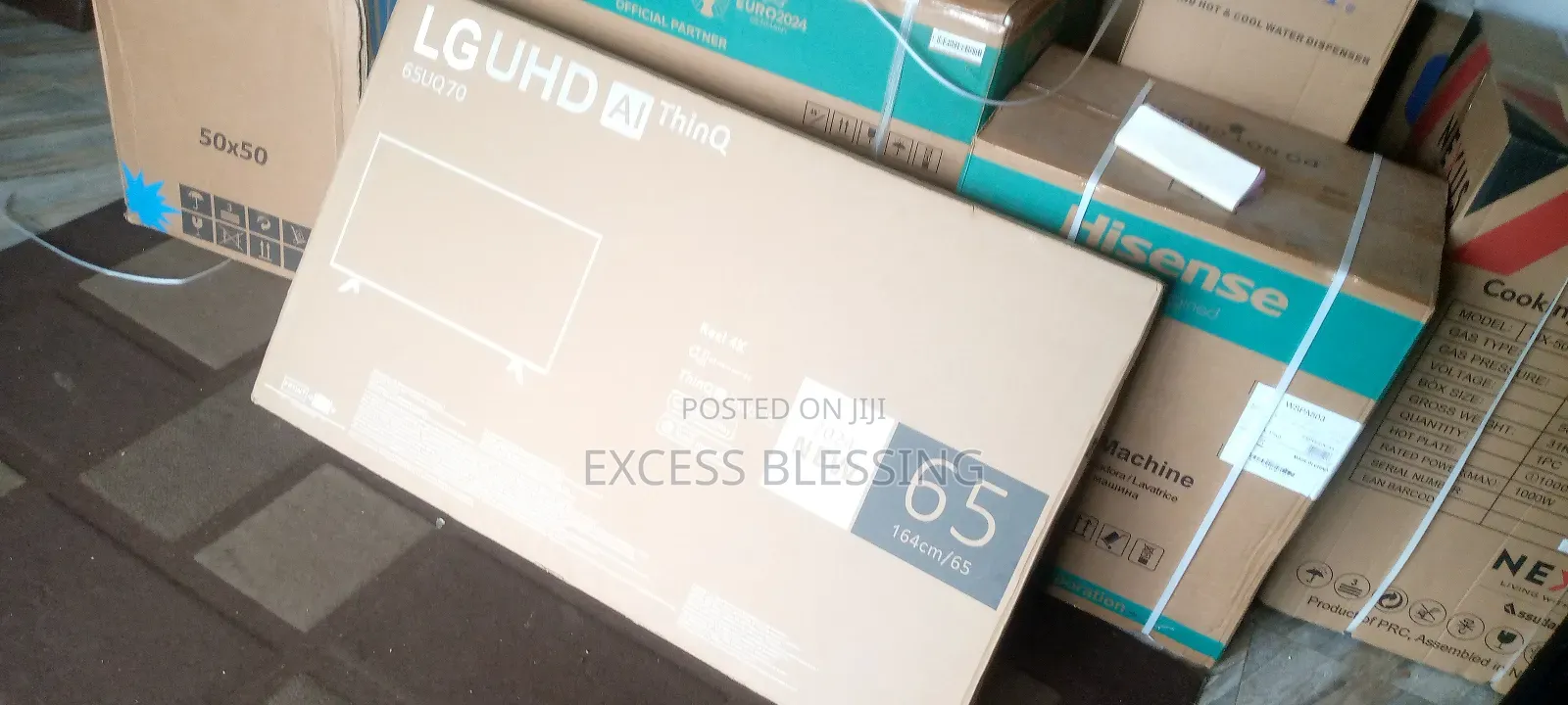 Introducing the New Frameless 65" LG Smart Tv+Wi-Fi-65uq70
