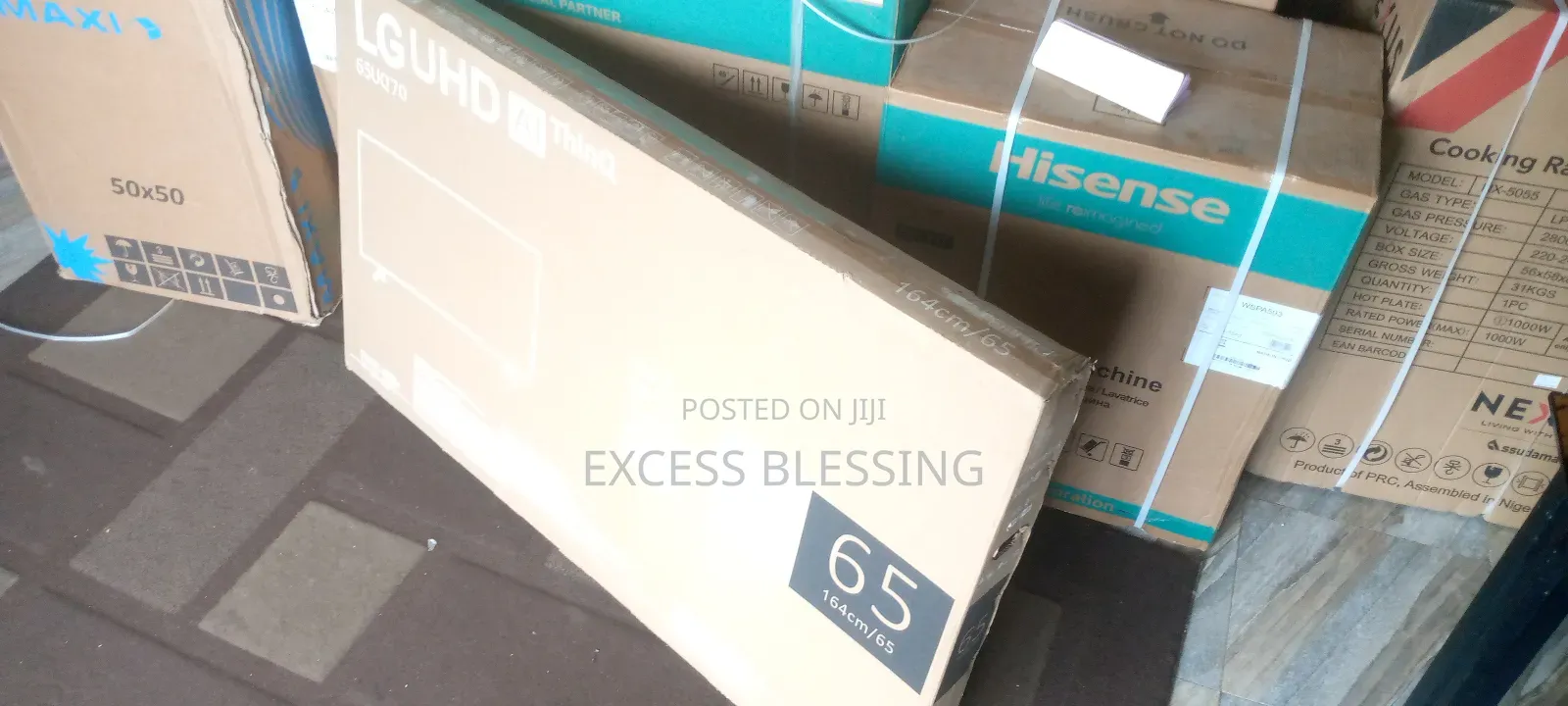 Frameless Quality LG 65" Smart Tv+Bluetooth and Wifi-65uq70