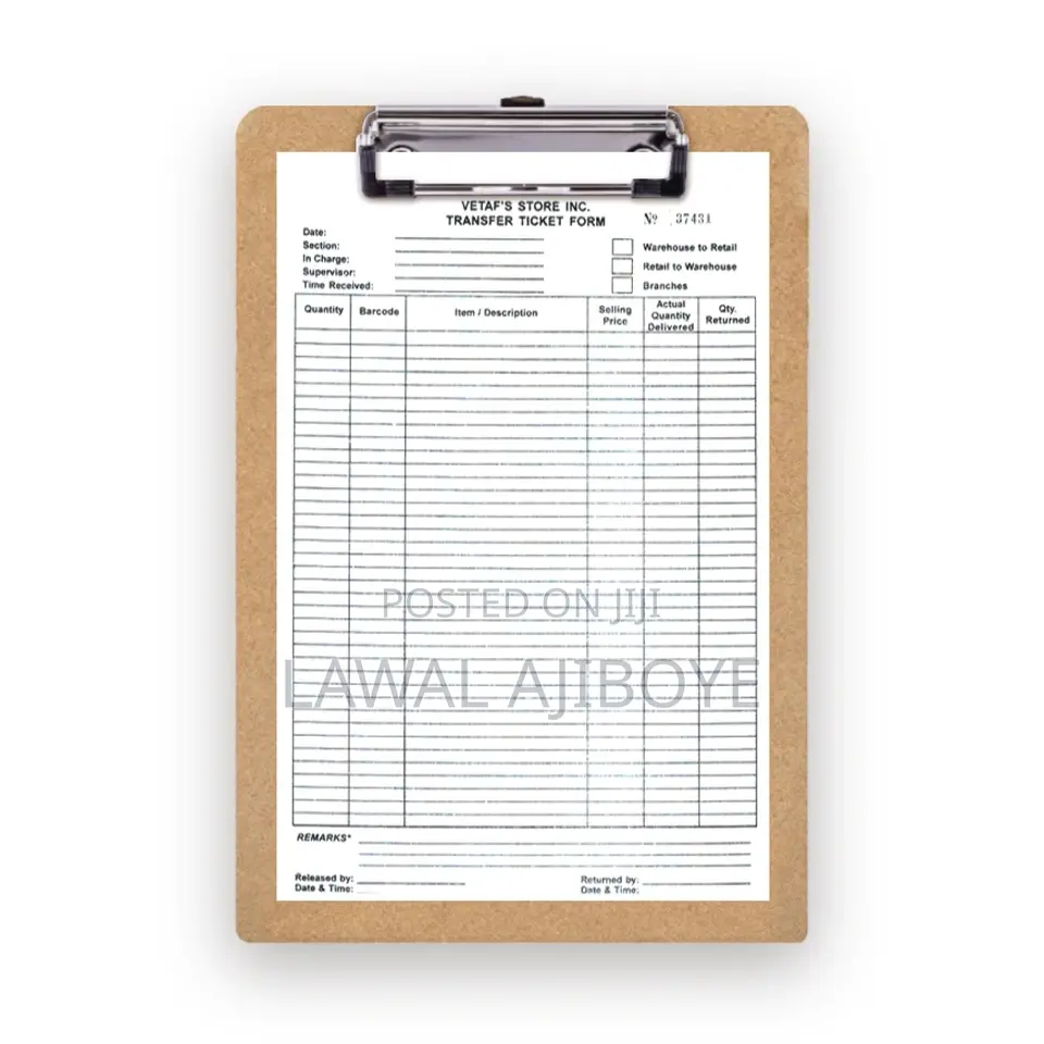 1pcs A4 Wooden Writing Clipboard Paper File Folder Skirting
