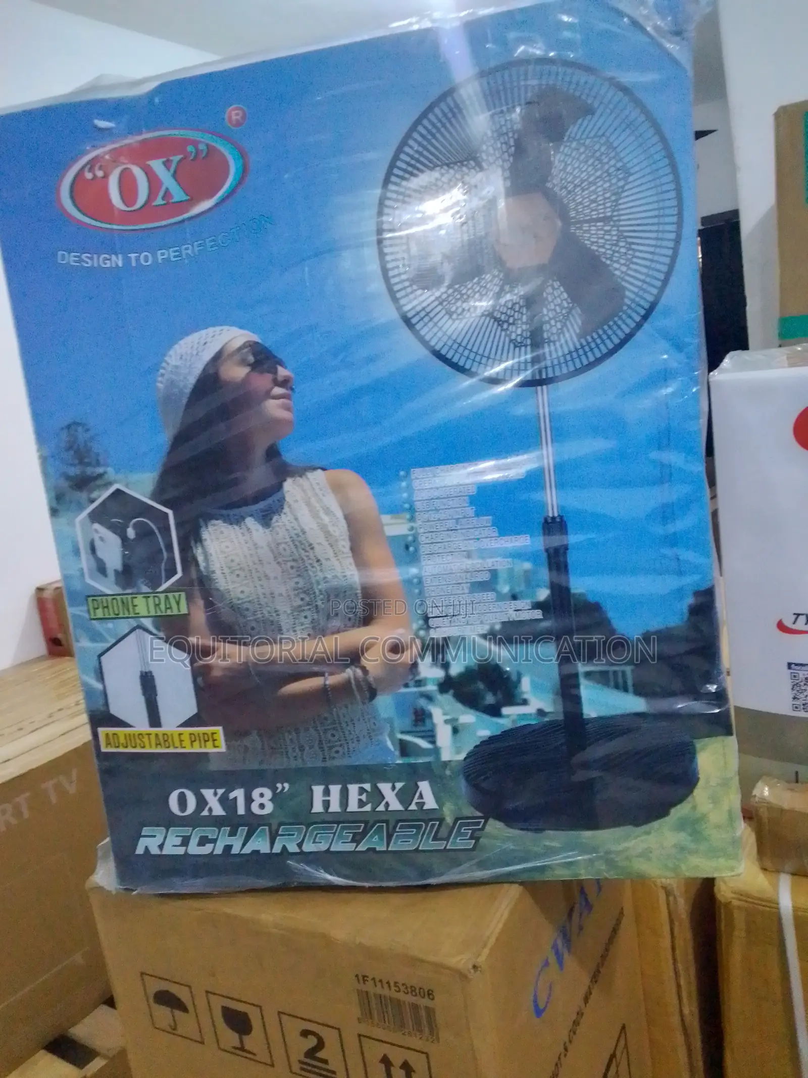 Best Deal 18'' OX Rechargeable Standing Fan