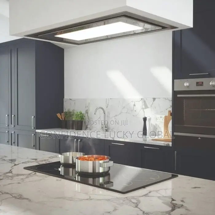 Cata Ubsdch90w 90cm Designer In-ceiling Hood - Stainless