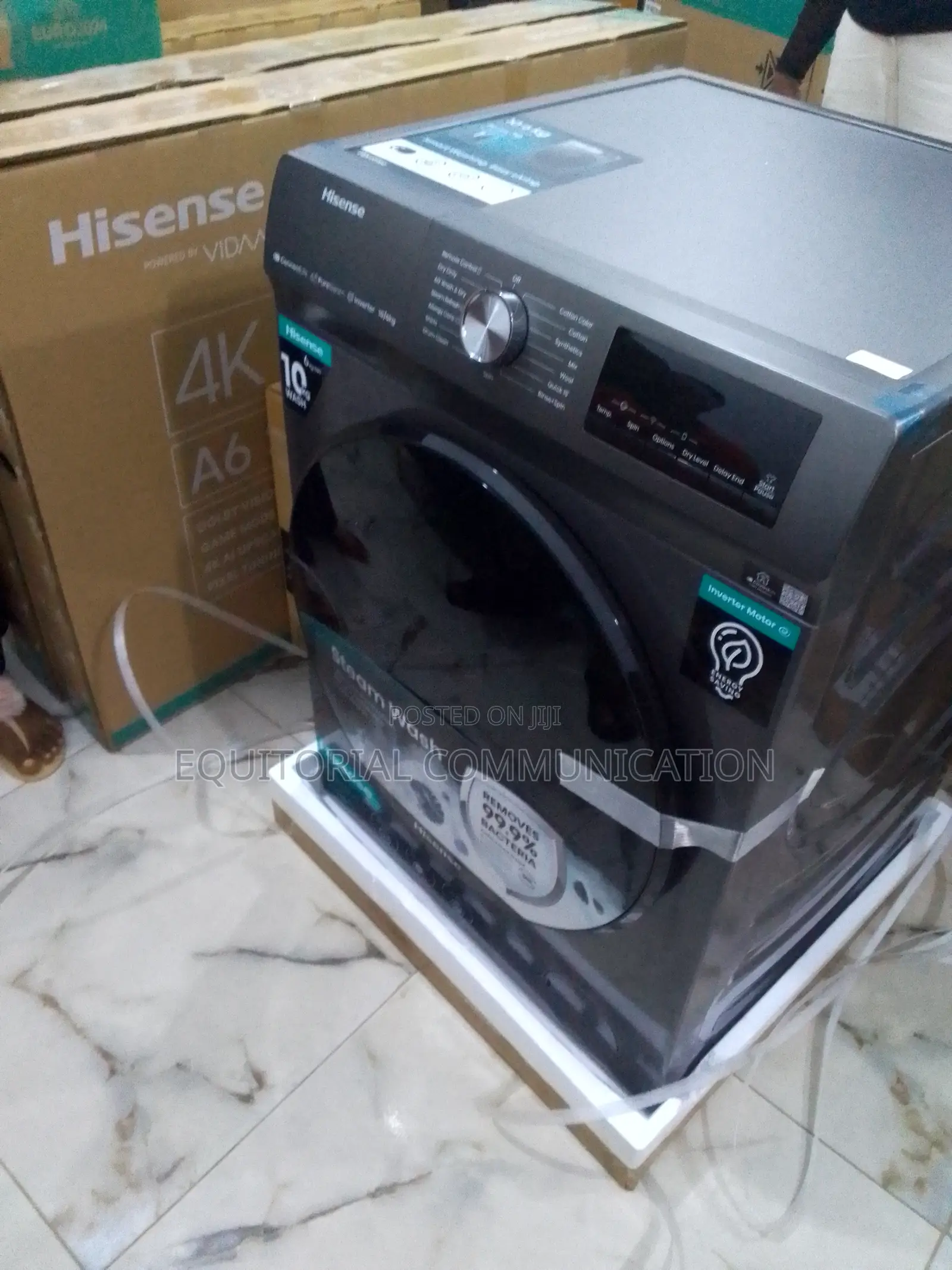 Hisense 10kg Automatic Front Loader Washing Machine.