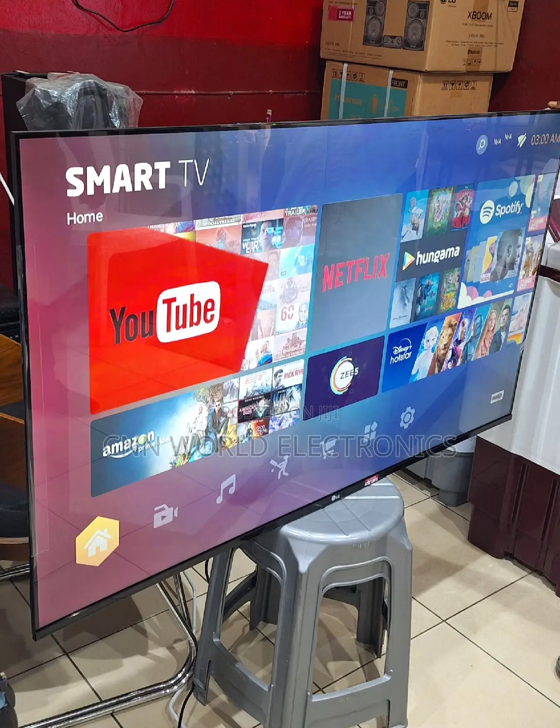 2025made>Lg Uhd Smart (65"Inch) Flameless Netflix Youtube