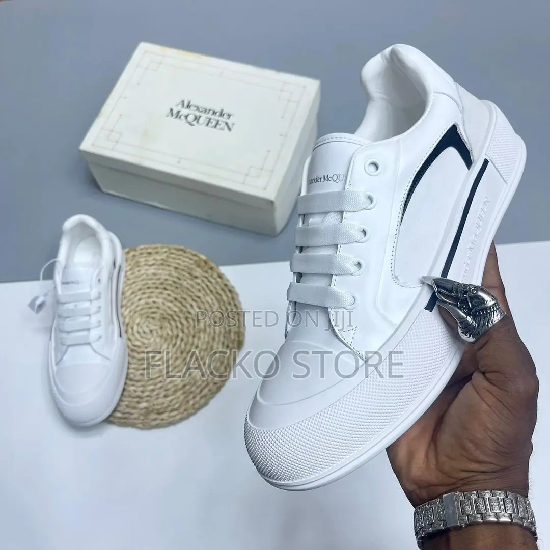 Original Alexander Mcqueen Plimsoll White Sneakers