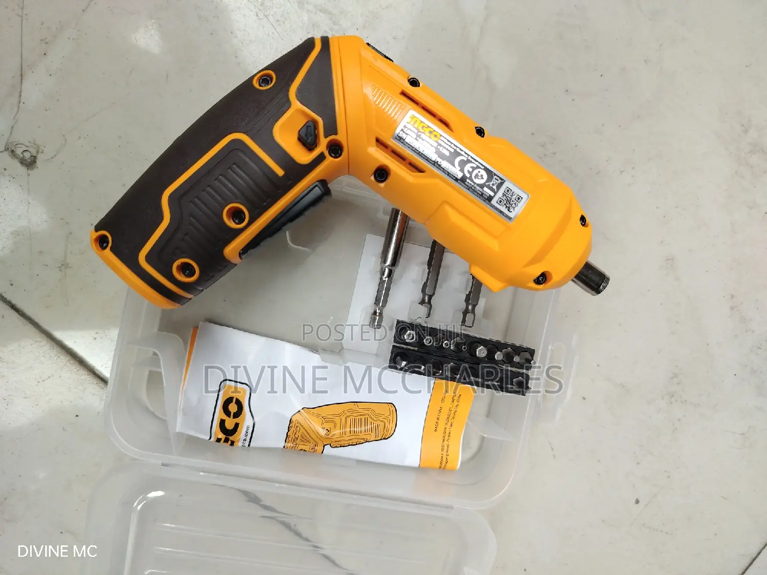 INGCO 4V Lithium-Ion Cordless Screwdriver Csdli0442
