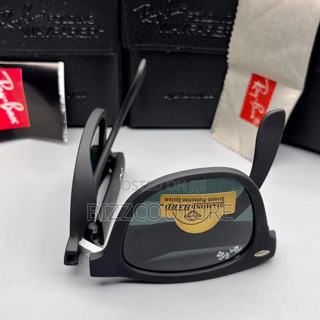 Original Rayban Eye Wear Tinted Black Sunglasses in Store