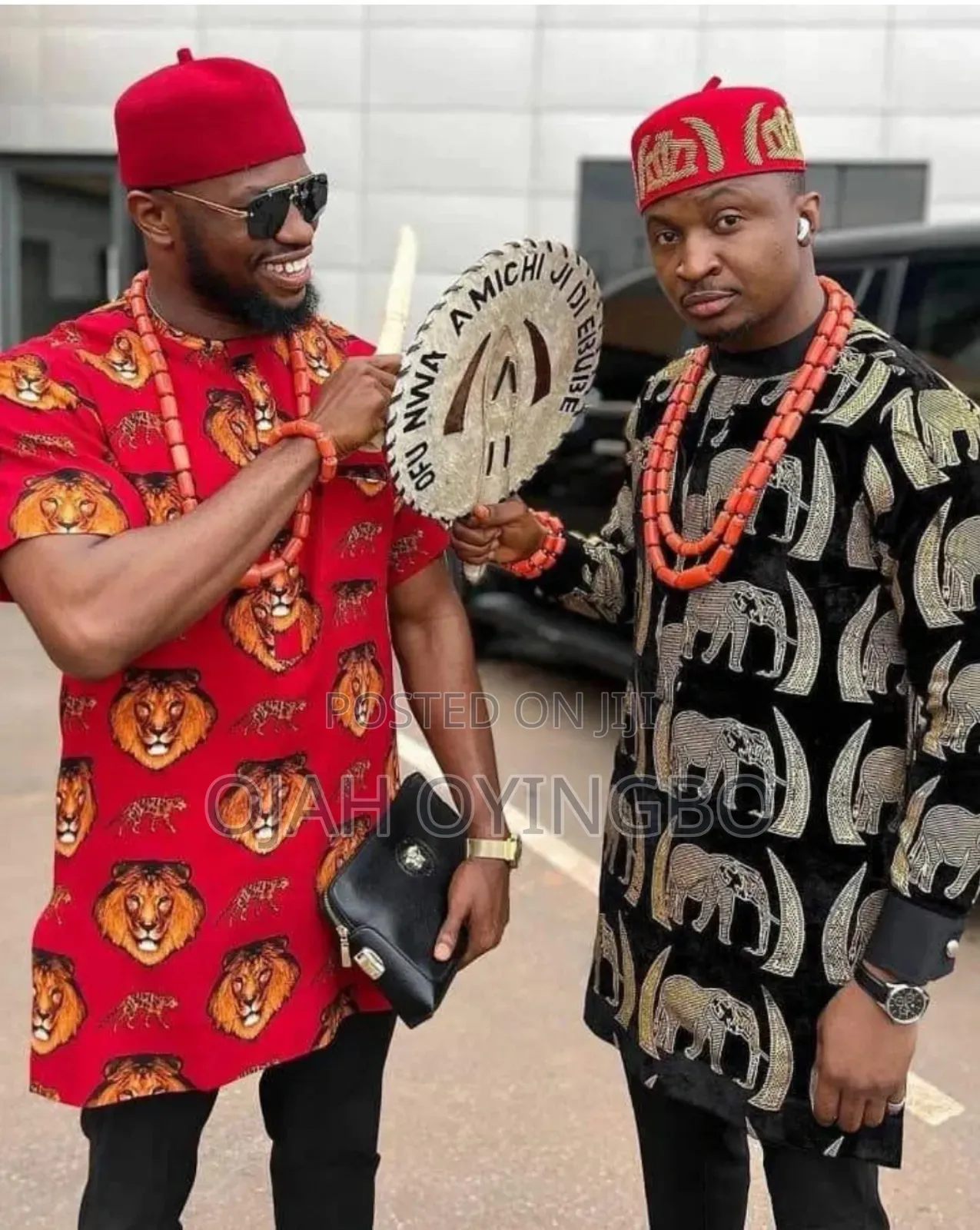 Authentic Men's Isiagu Top – Premium Traditional Igbo Wear