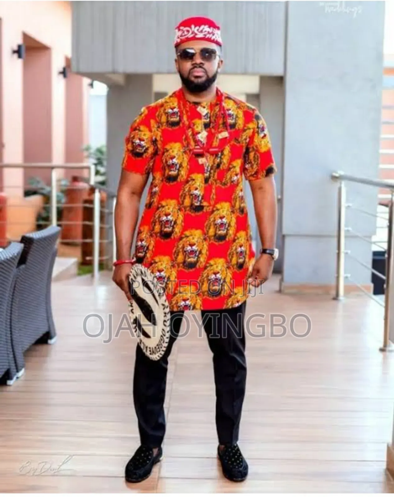 Authentic Men's Isiagu Top – Premium Traditional Igbo Wear