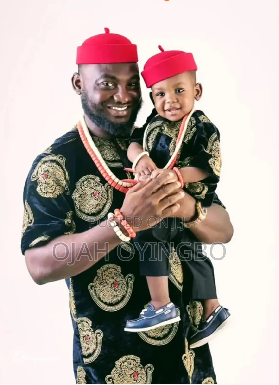 Authentic Men's Isiagu Top – Premium Traditional Igbo Wear