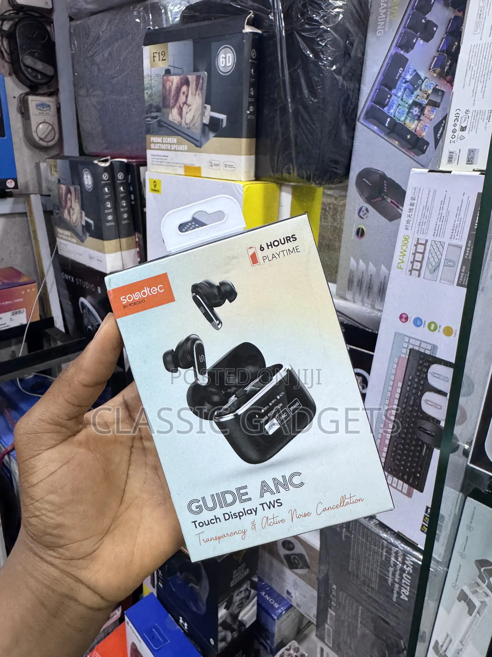 Porodo Soundtec Guide ANC TWS Earbuds With Touch Screen