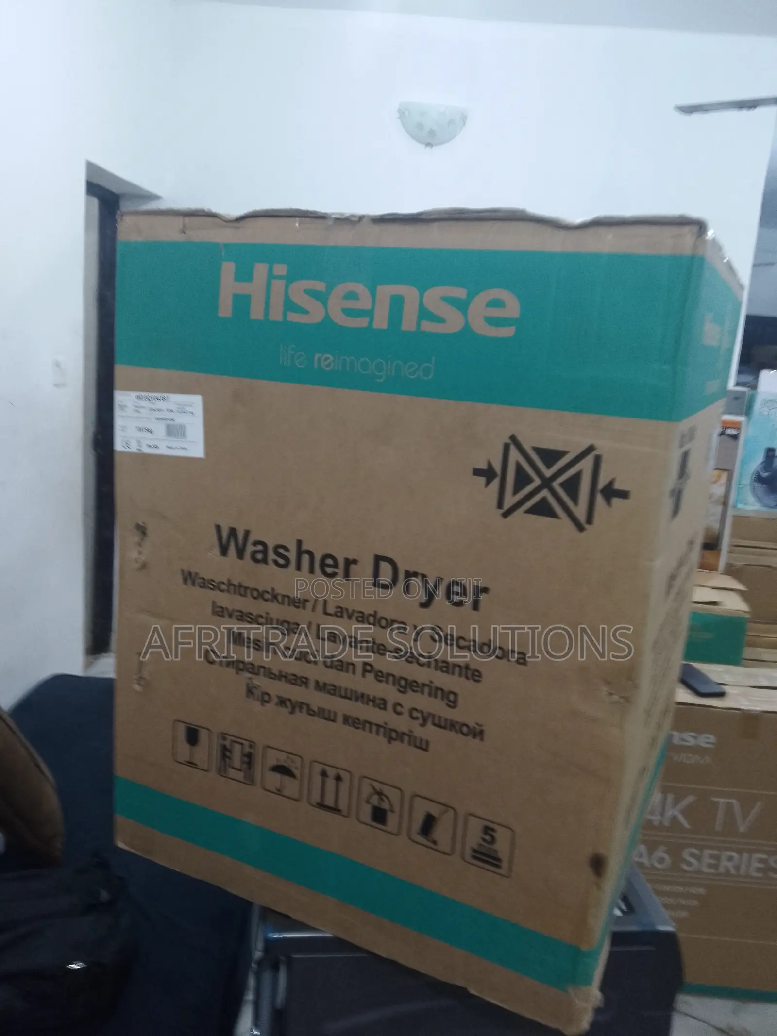Durable Brand New 10kg Hisense Automatic Washing Machine (