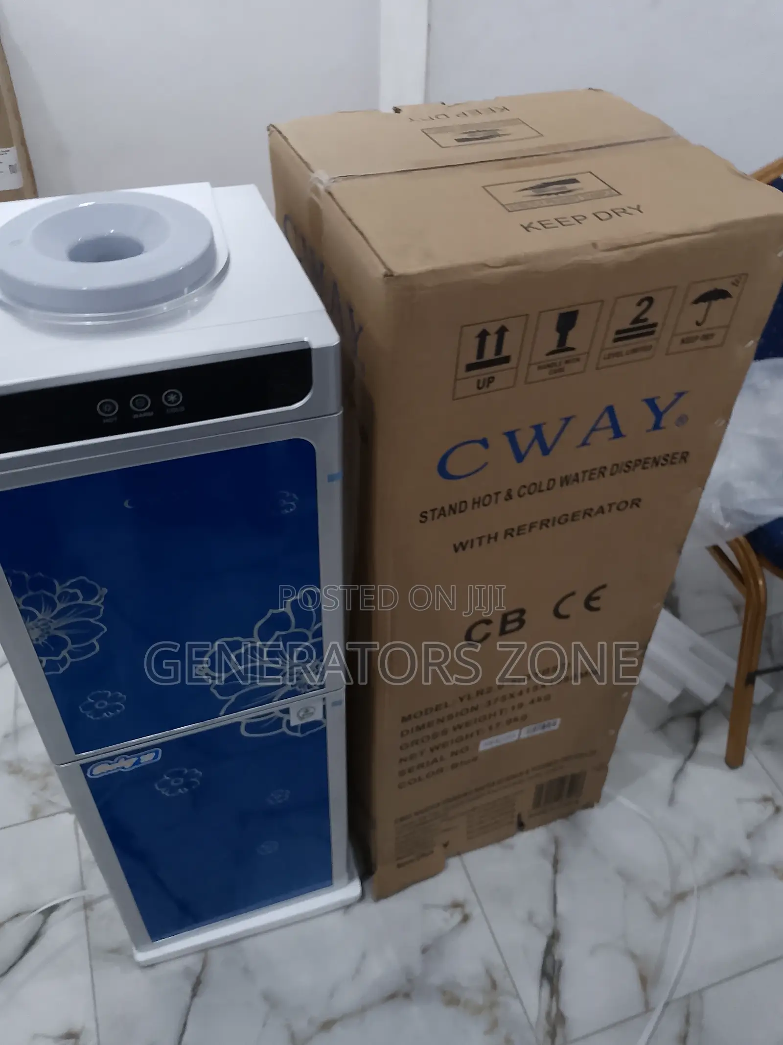 Top Selling Cway Water Dispenser Double Door With Refrige
