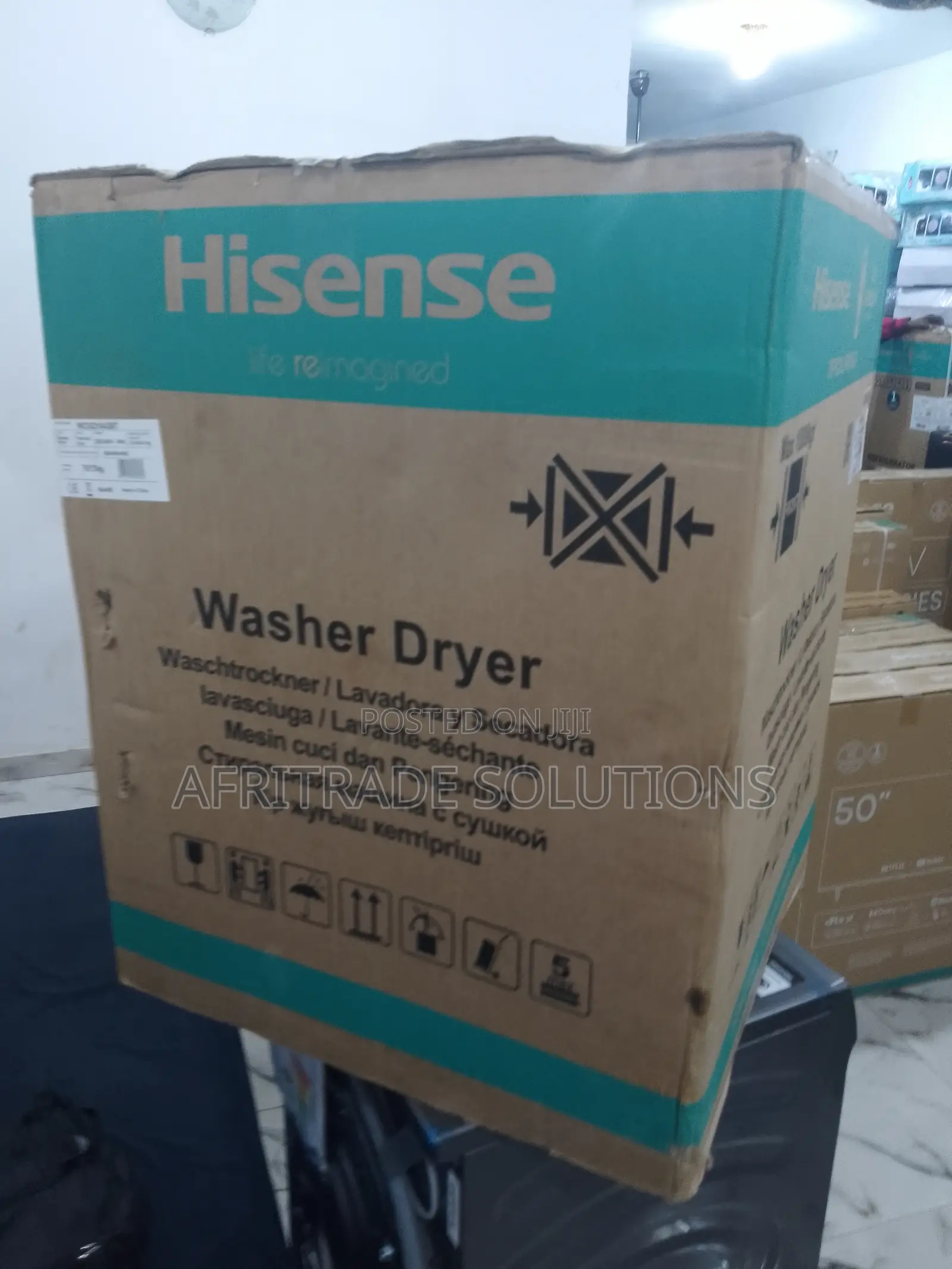 High Quality Brand New 10kg Hisense Automatic Washing Machin