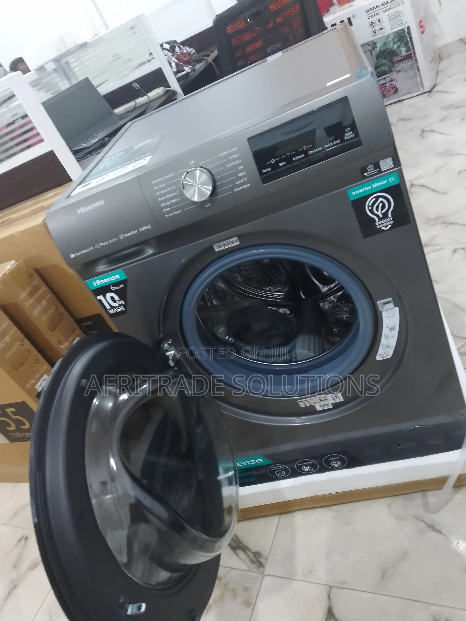Brand New Hisense Automatic Washing Machine 10kg Wm1043bt