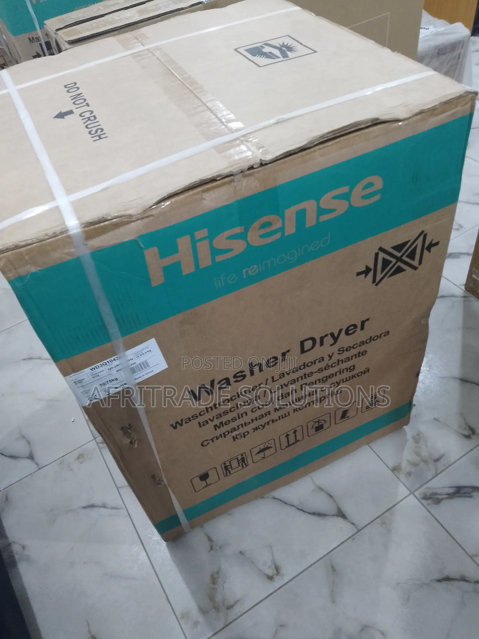 Brand New Hisense Automatic Washing Machine 10kg Wm1043bt