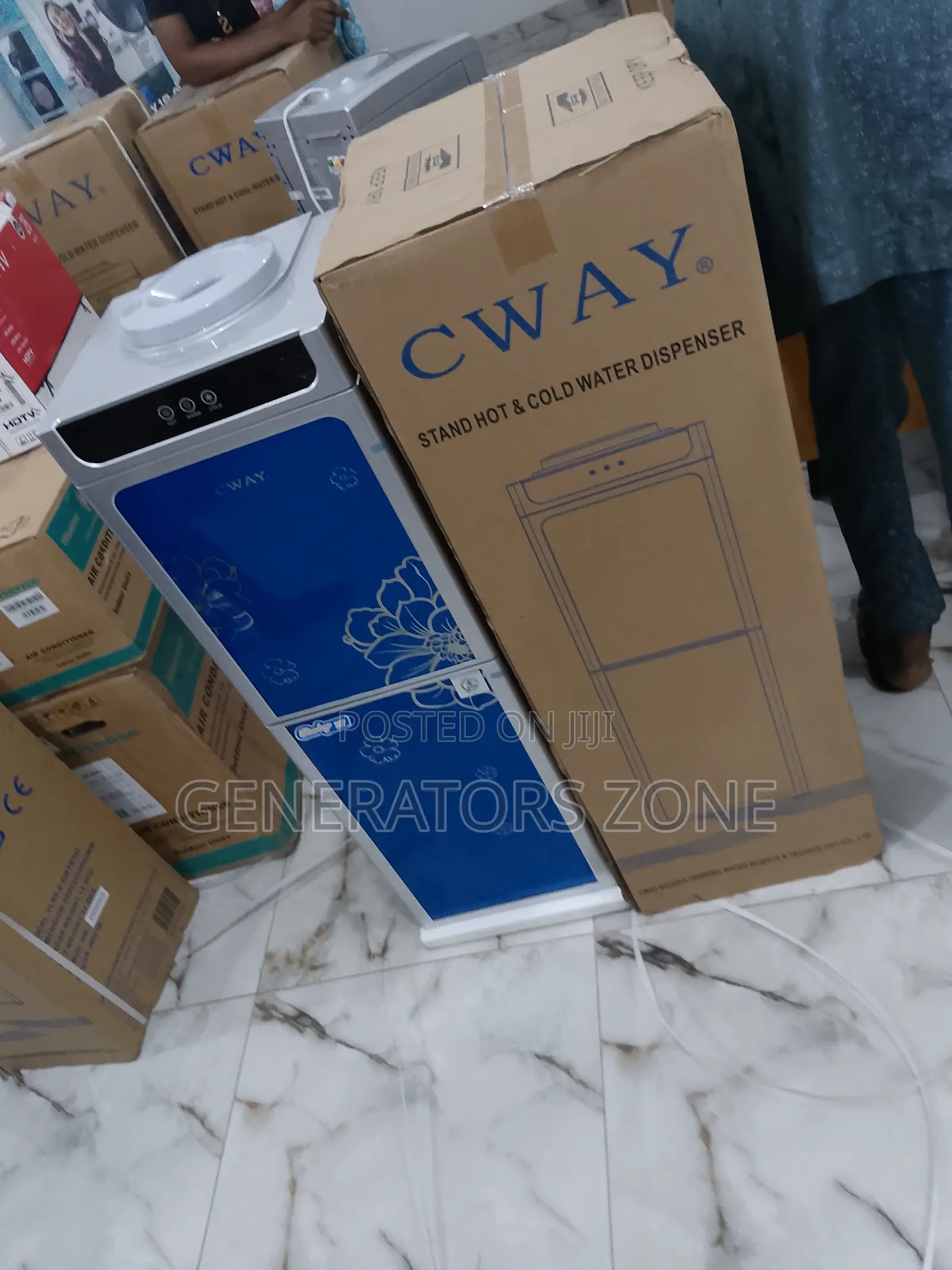 Hot and Cold Cway Water Dispenser With Refrigerator