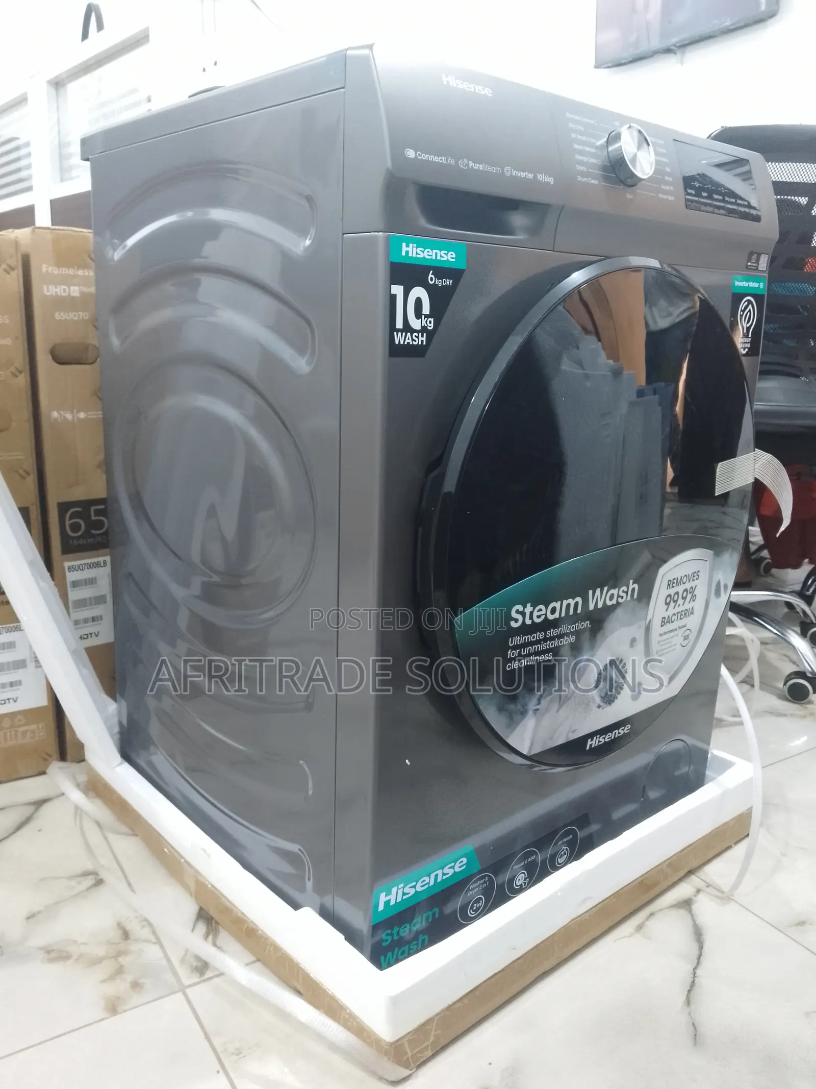 Quality Hisense Automatic Washing Machine 10kg Wm1043bt