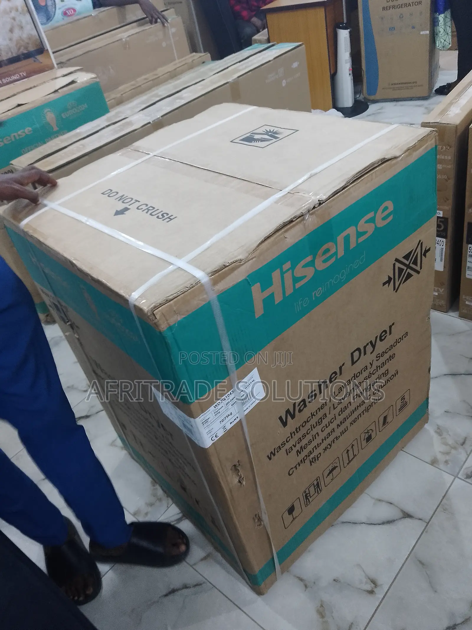 Quality Hisense Automatic Washing Machine 10kg Wm1043bt