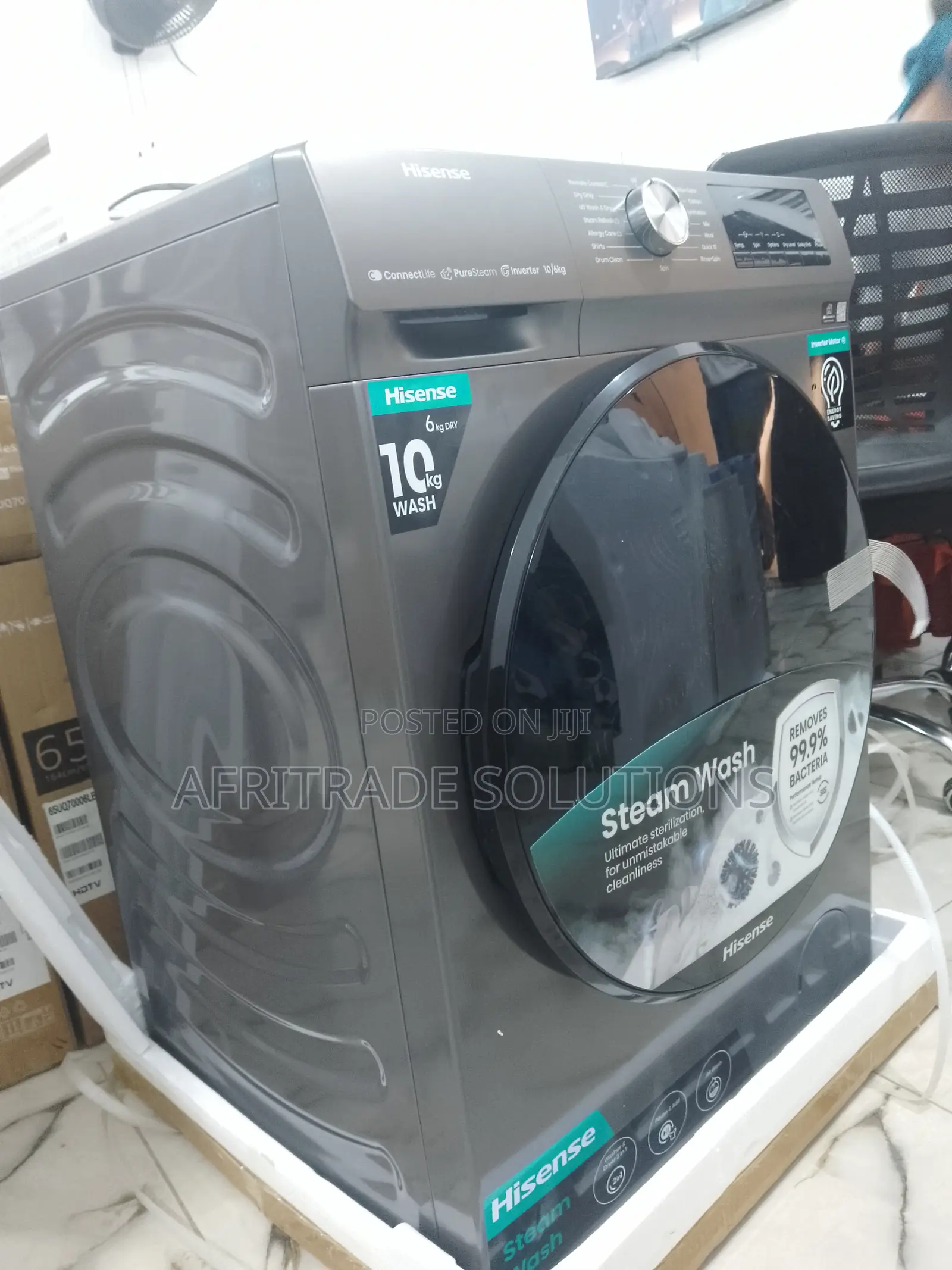 Hisense Automatic Washing Machine 10kg Wm1043bt With Dryer