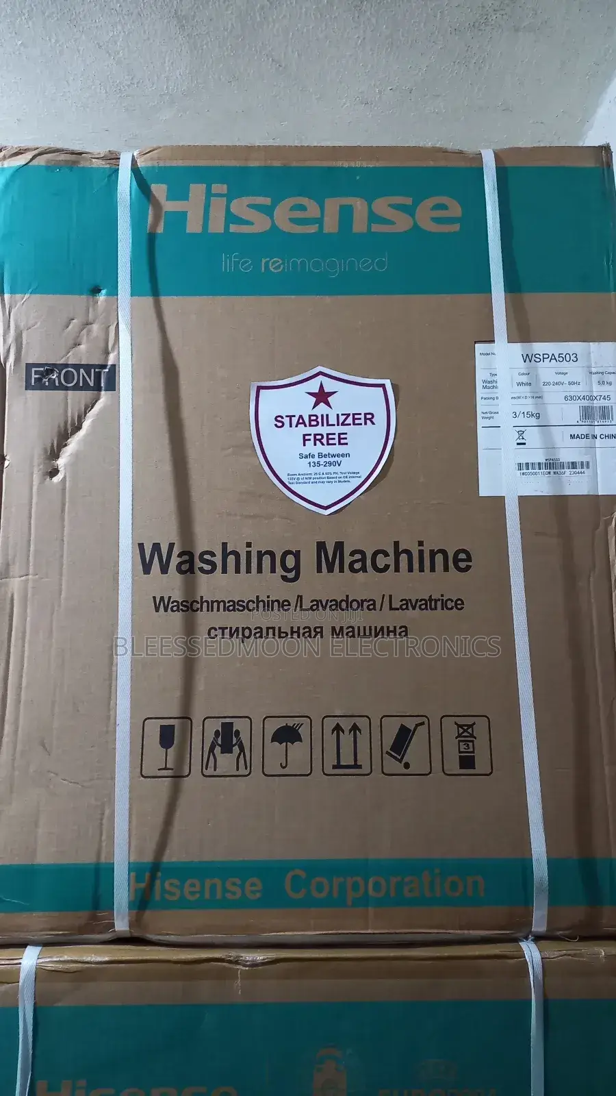 Hisense Stabiliser Free Expert Manual Washing Machine 5kg