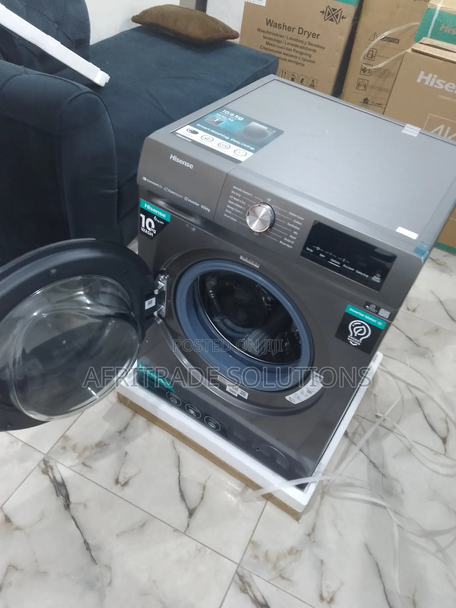 Brand New Hisense Wm1043bt Auto Washing Machine 10kg
