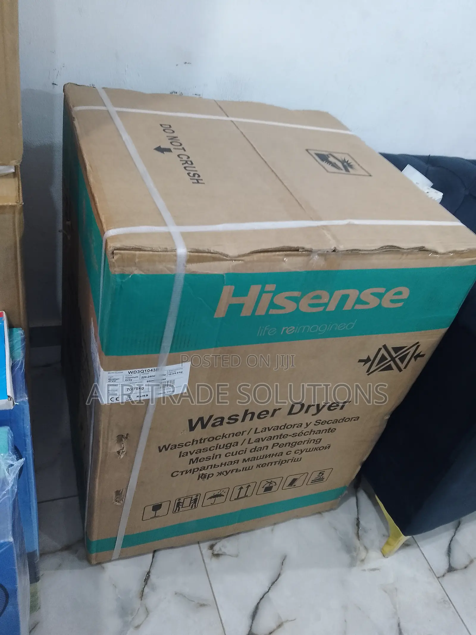 Durable Hisense Wm1043bt Auto Washing Machine 10kg
