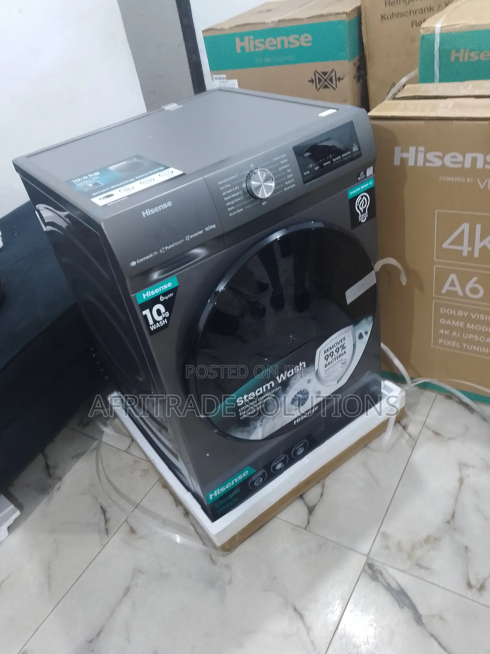 Brand New Hisense 1043bt Auto Washing Machine 10kg