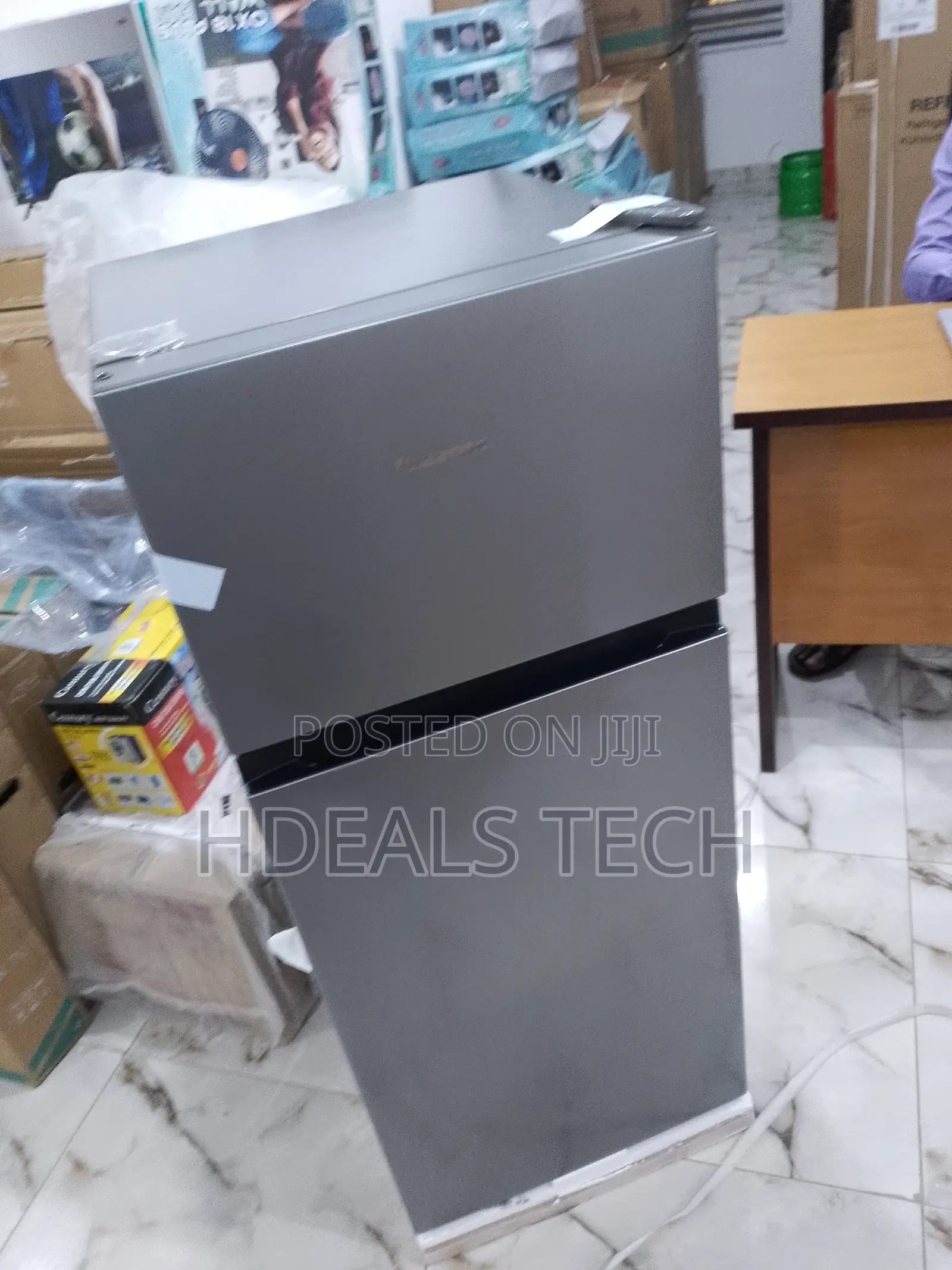 Brand New Hisense Double Door - 124litres Refrigerator 