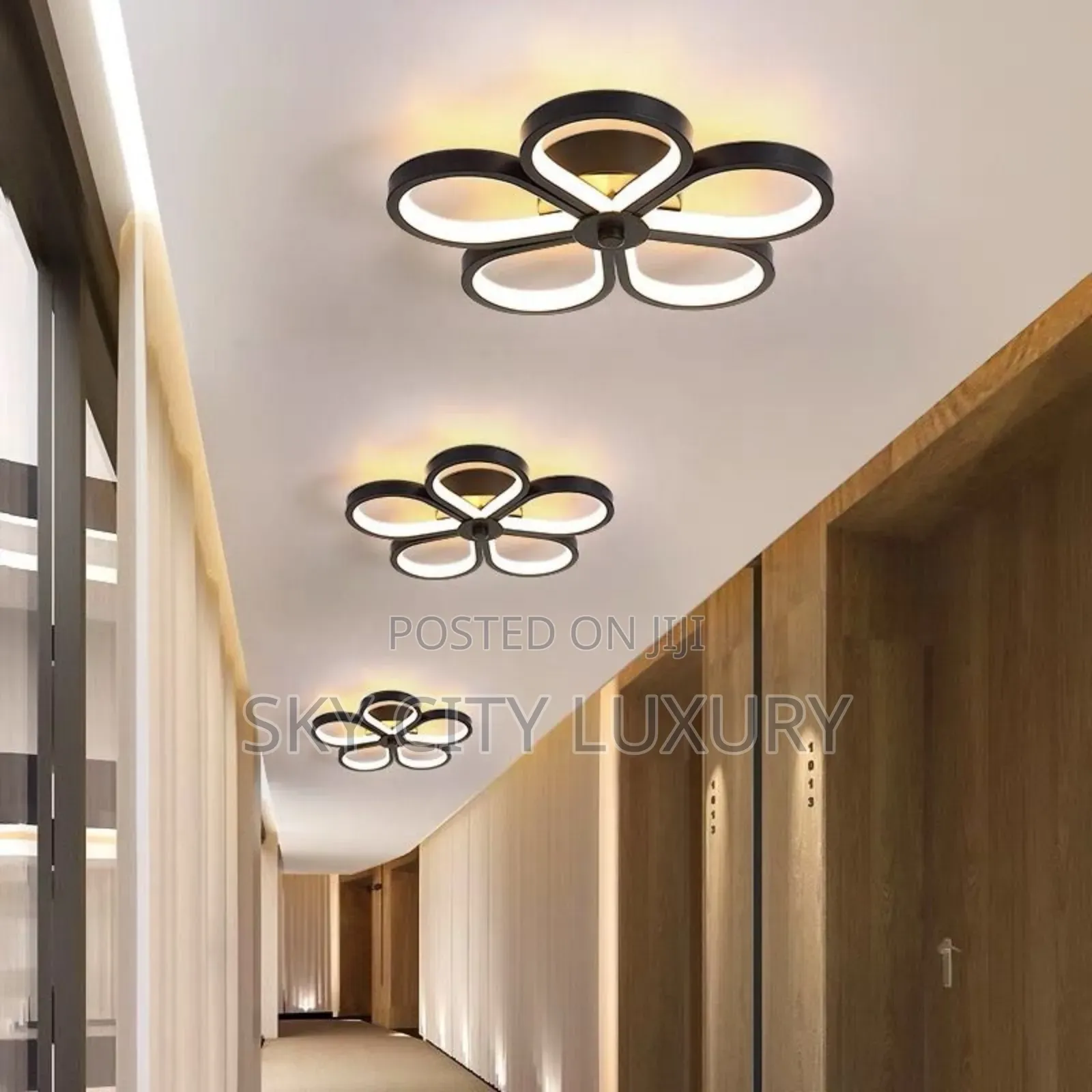 Led Remi Flower Ceiling Flush Light