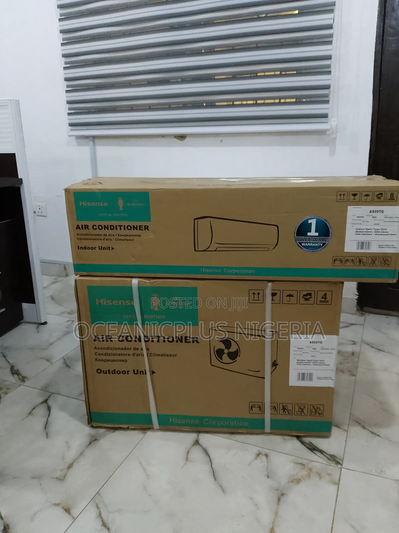 Hisense New in 1hp Non Inverter Air Conditioner