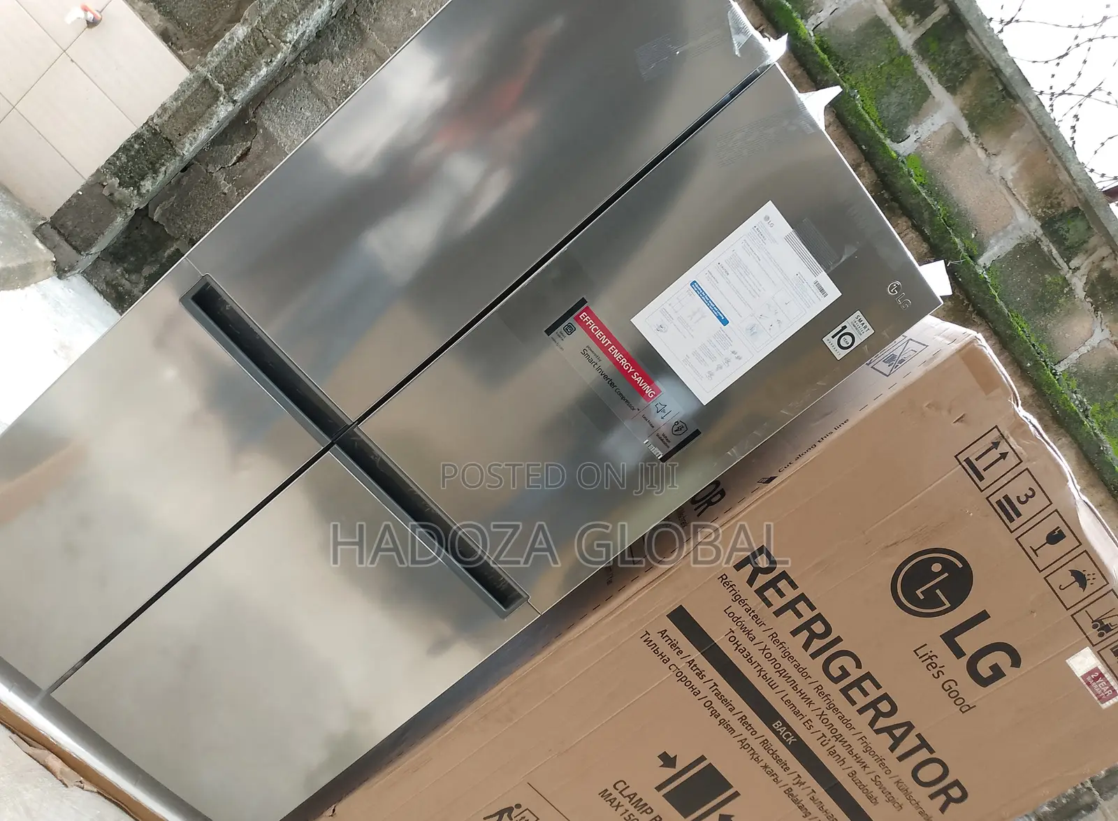 The New Efficient LG Side by Side Refrigerator 625L