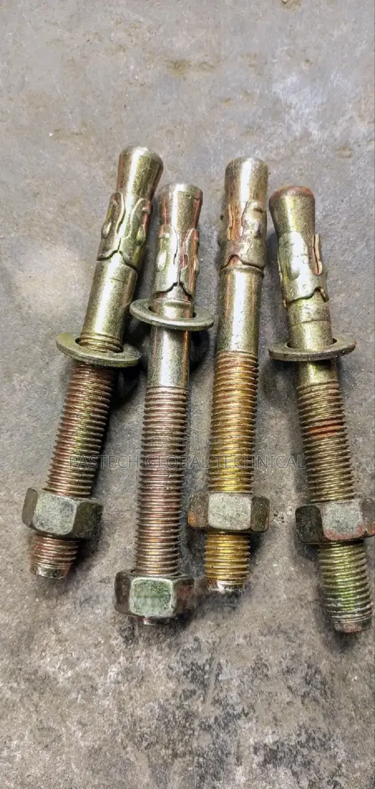 16mm X 100 (4") Hilti Bolts ( Anchor Bolts )
