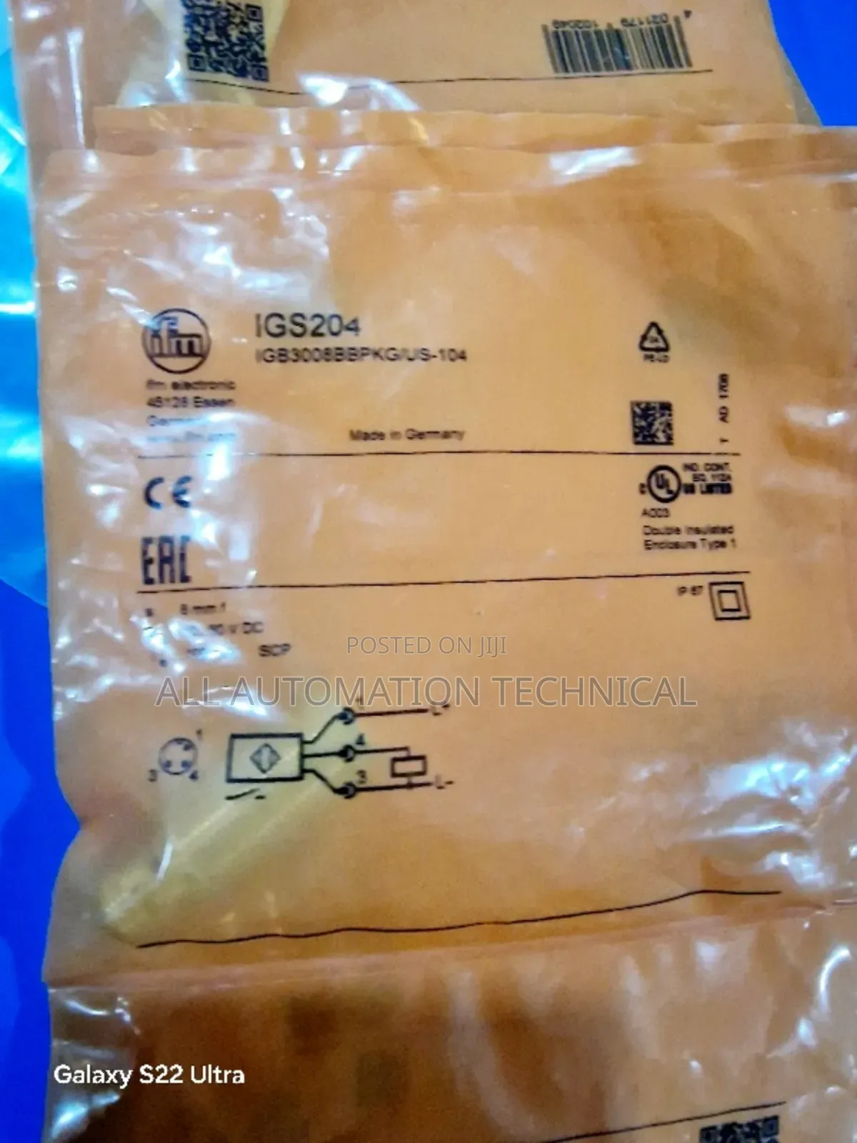 IFM Electronic IGS204
Inductive Slsensor