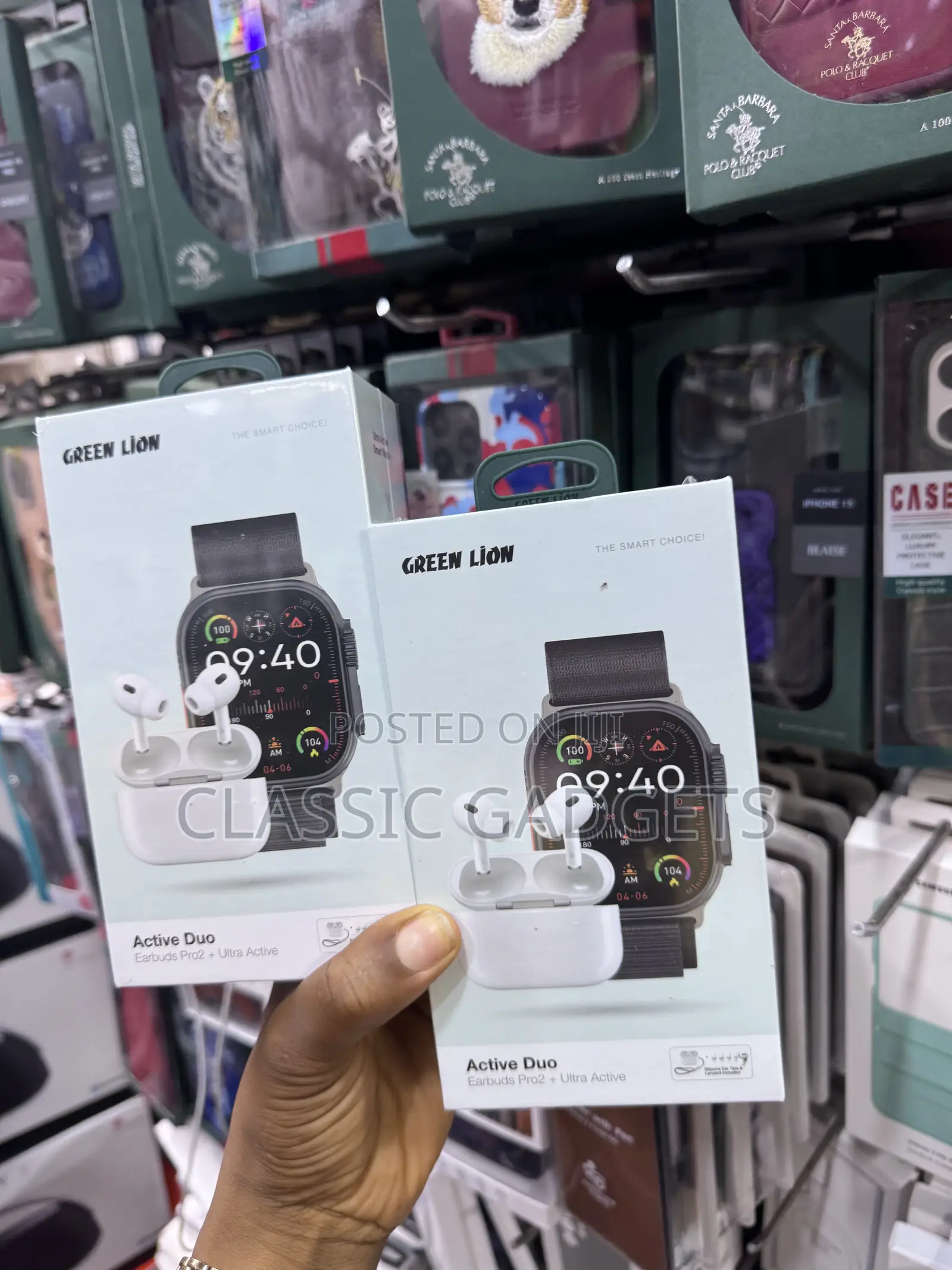 Green Lion Active Duo With Earbuds Pro2 + Ultra Active